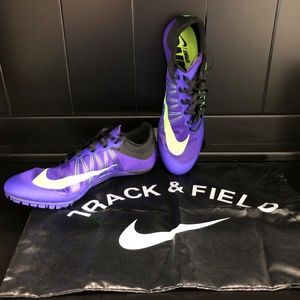 purple track spikes